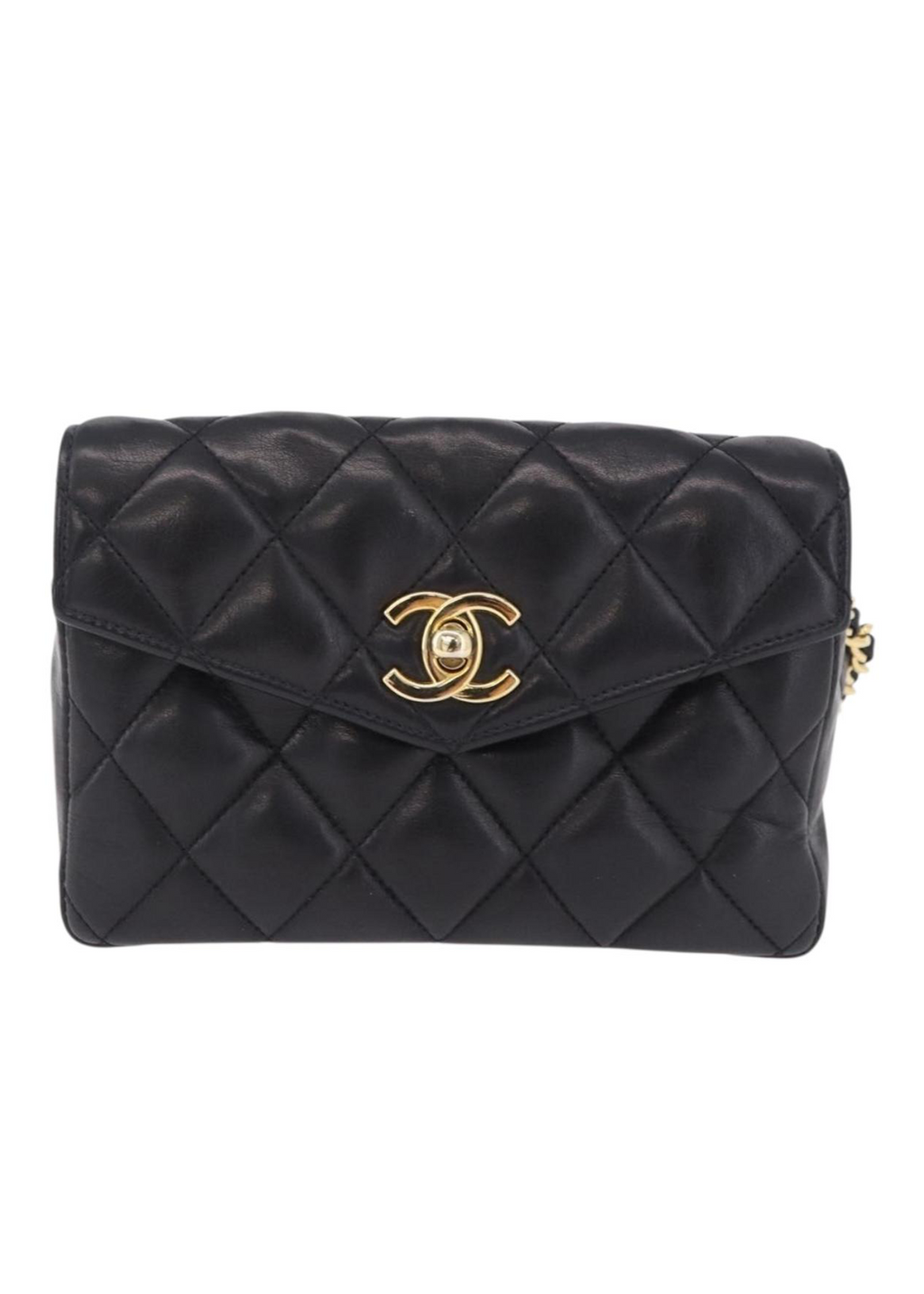 Chanel Navy Flap Belt Bag