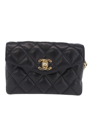 Chanel Navy Flap Belt Bag