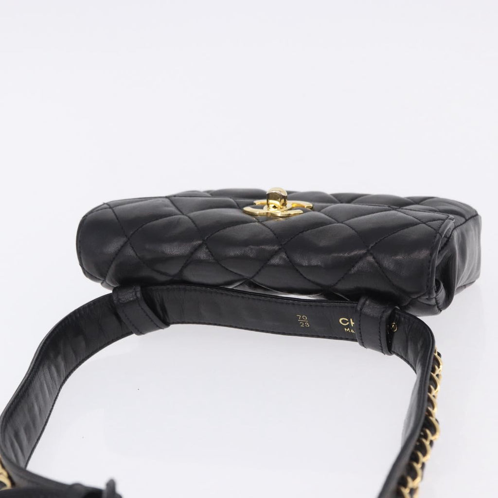 Chanel Navy Flap Belt Bag