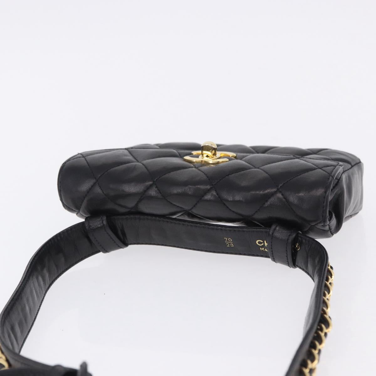 Chanel Navy Flap Belt Bag