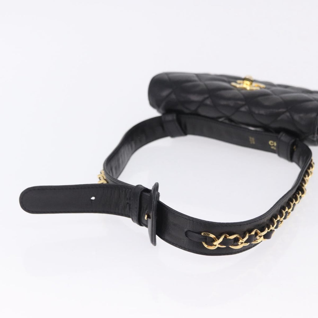 Chanel Navy Flap Belt Bag