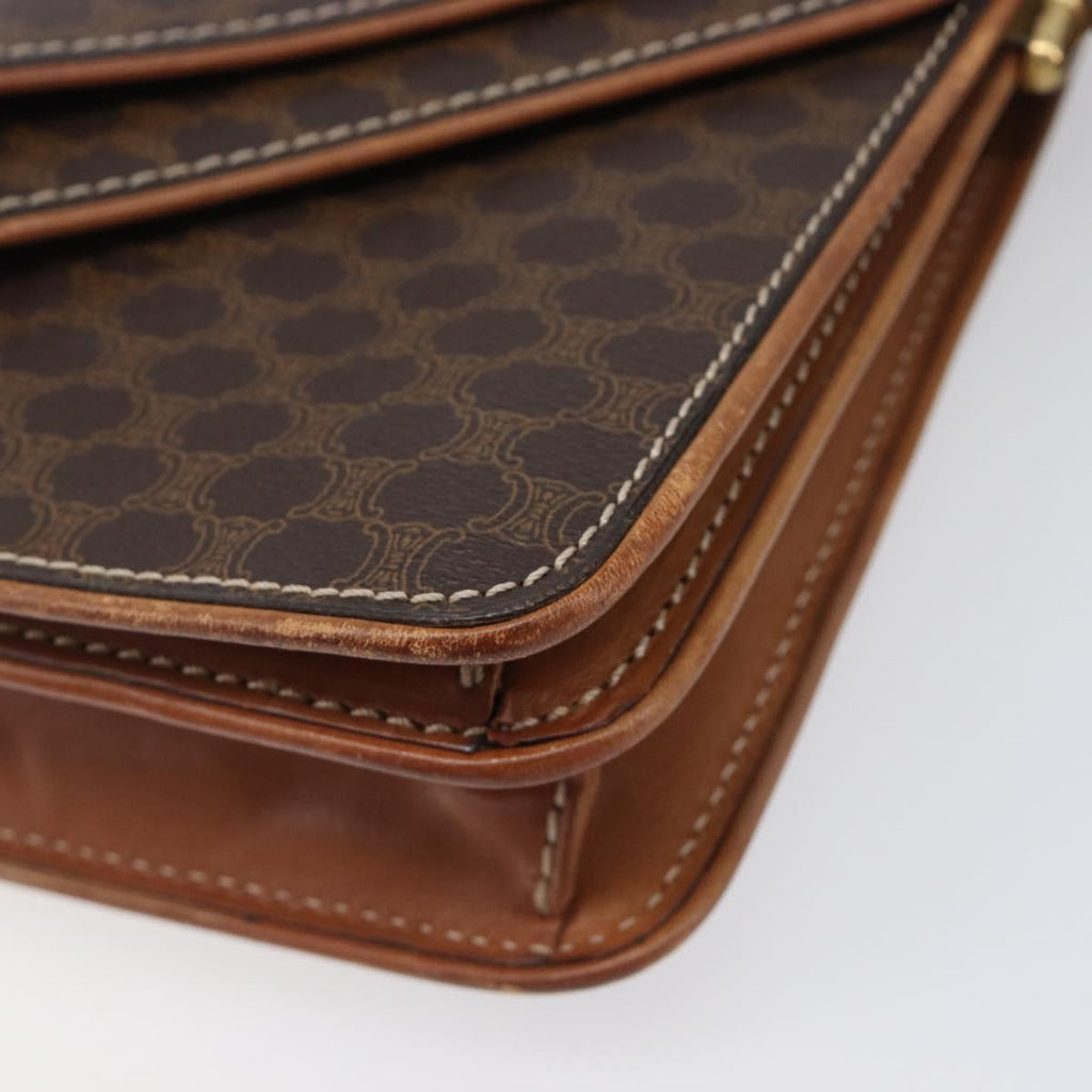 Celine Macadam Brown Envelope Crossbody