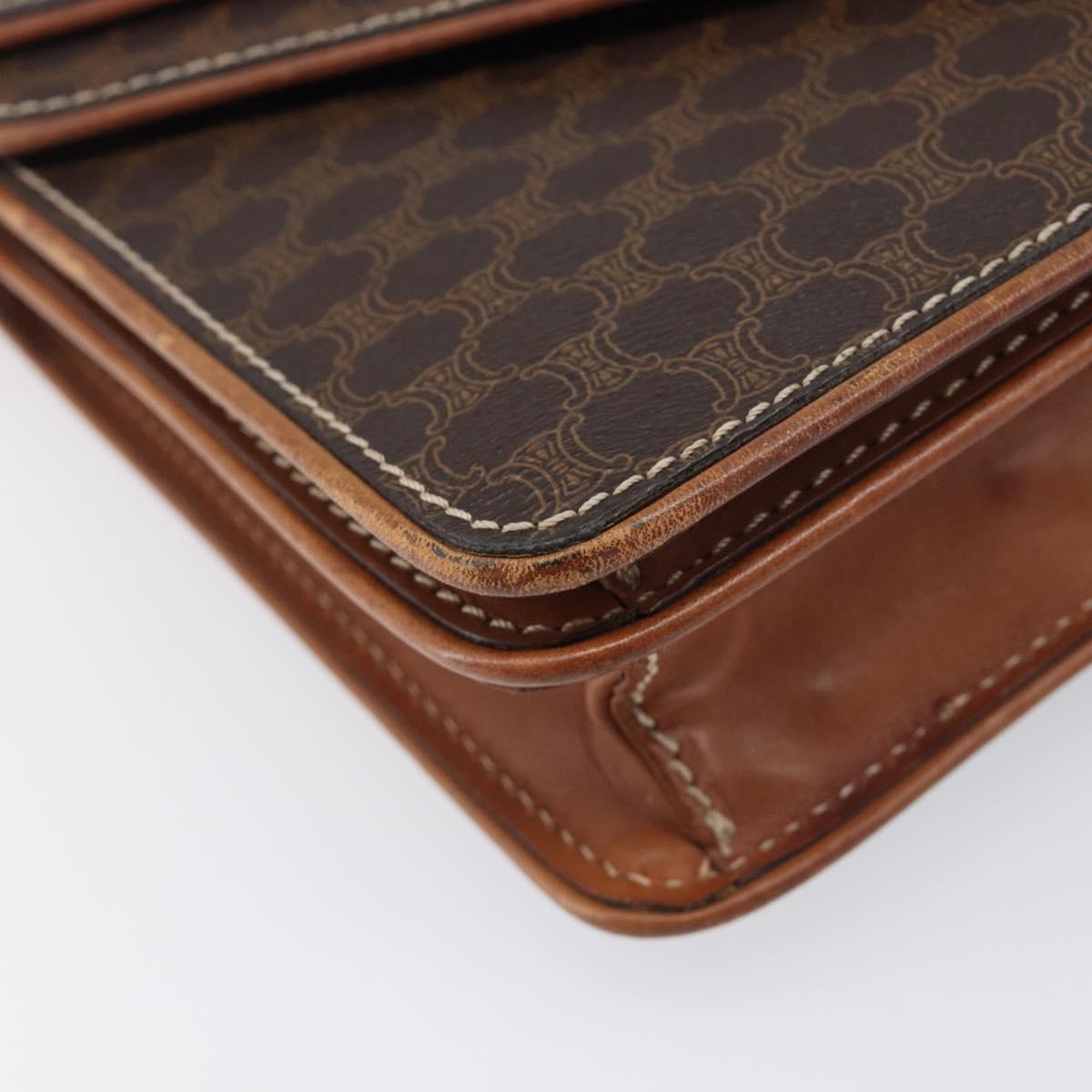 Celine Macadam Brown Envelope Crossbody