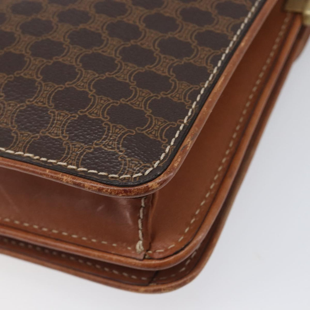 Celine Macadam Brown Envelope Crossbody