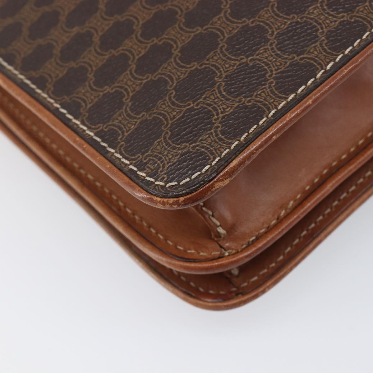 Celine Macadam Brown Envelope Crossbody