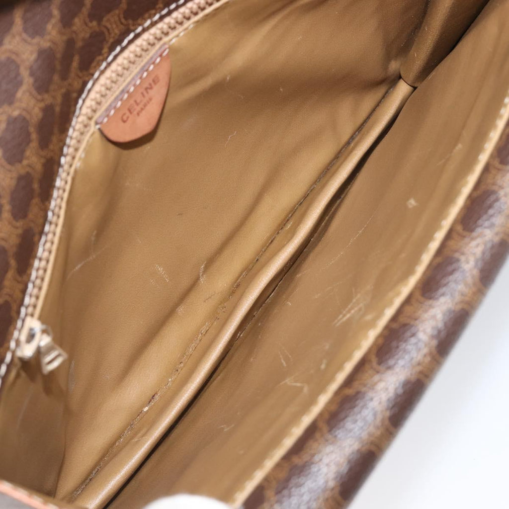 Celine Macadam Brown Envelope Crossbody