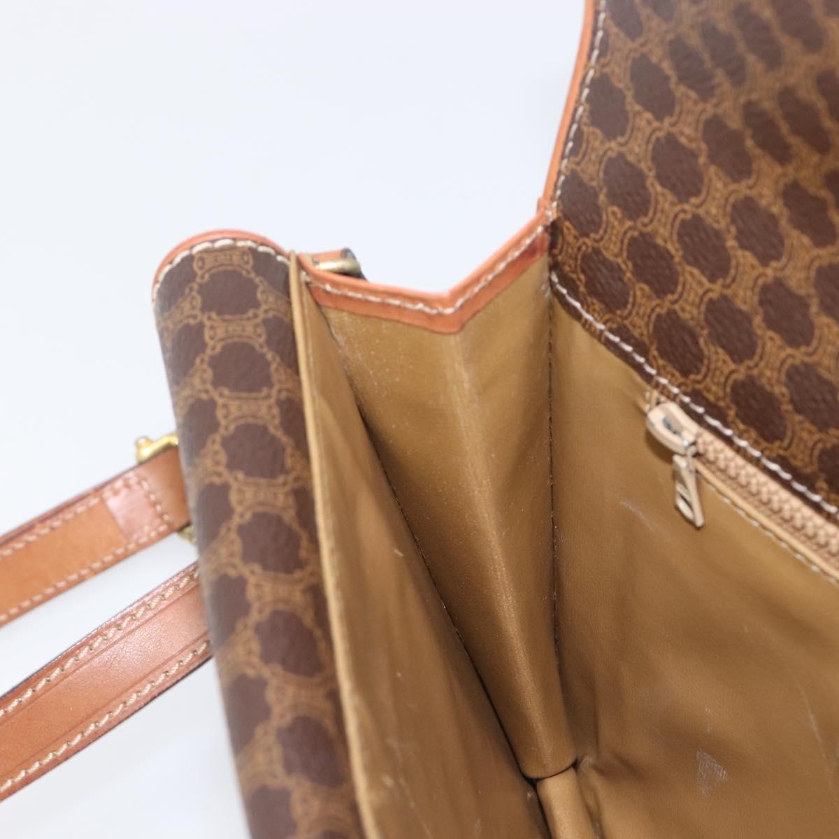 Celine Macadam Brown Envelope Crossbody