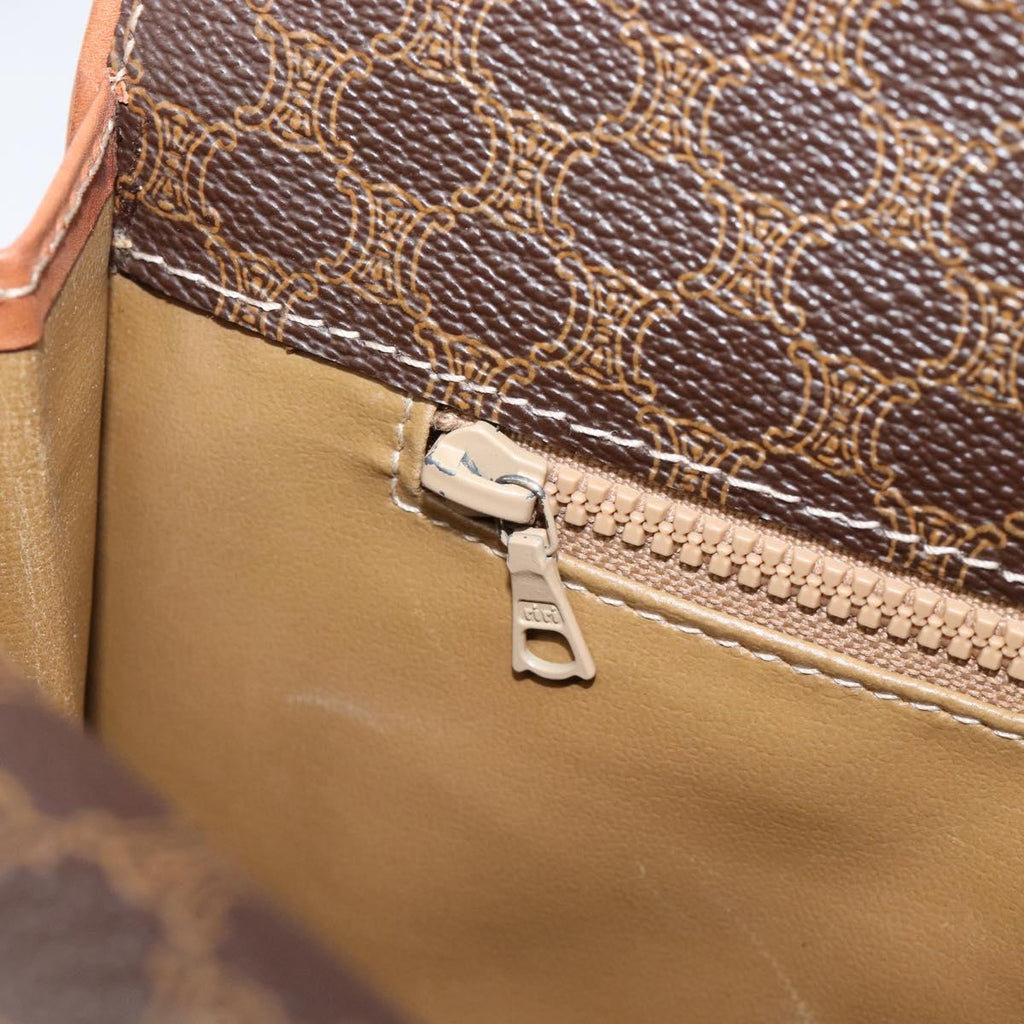 Celine Macadam Brown Envelope Crossbody