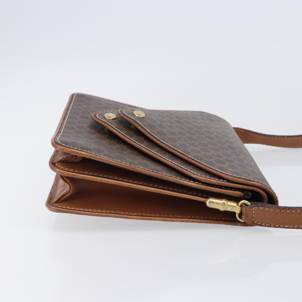 Celine Macadam Brown Envelope Crossbody