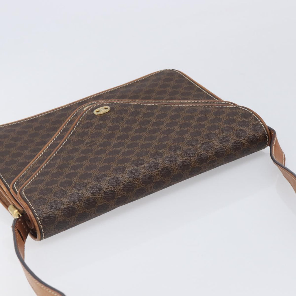 Celine Macadam Brown Envelope Crossbody