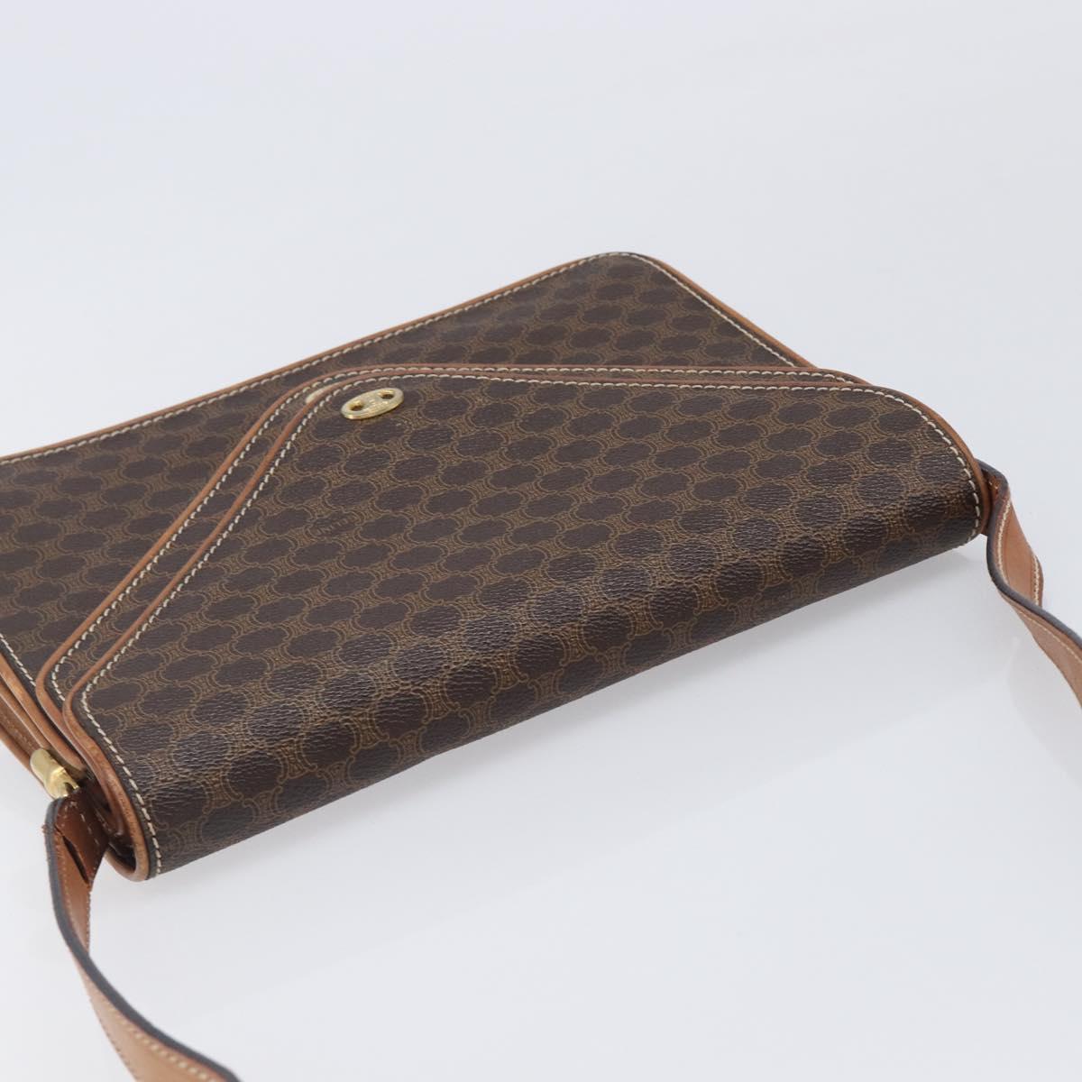 Celine Macadam Brown Envelope Crossbody