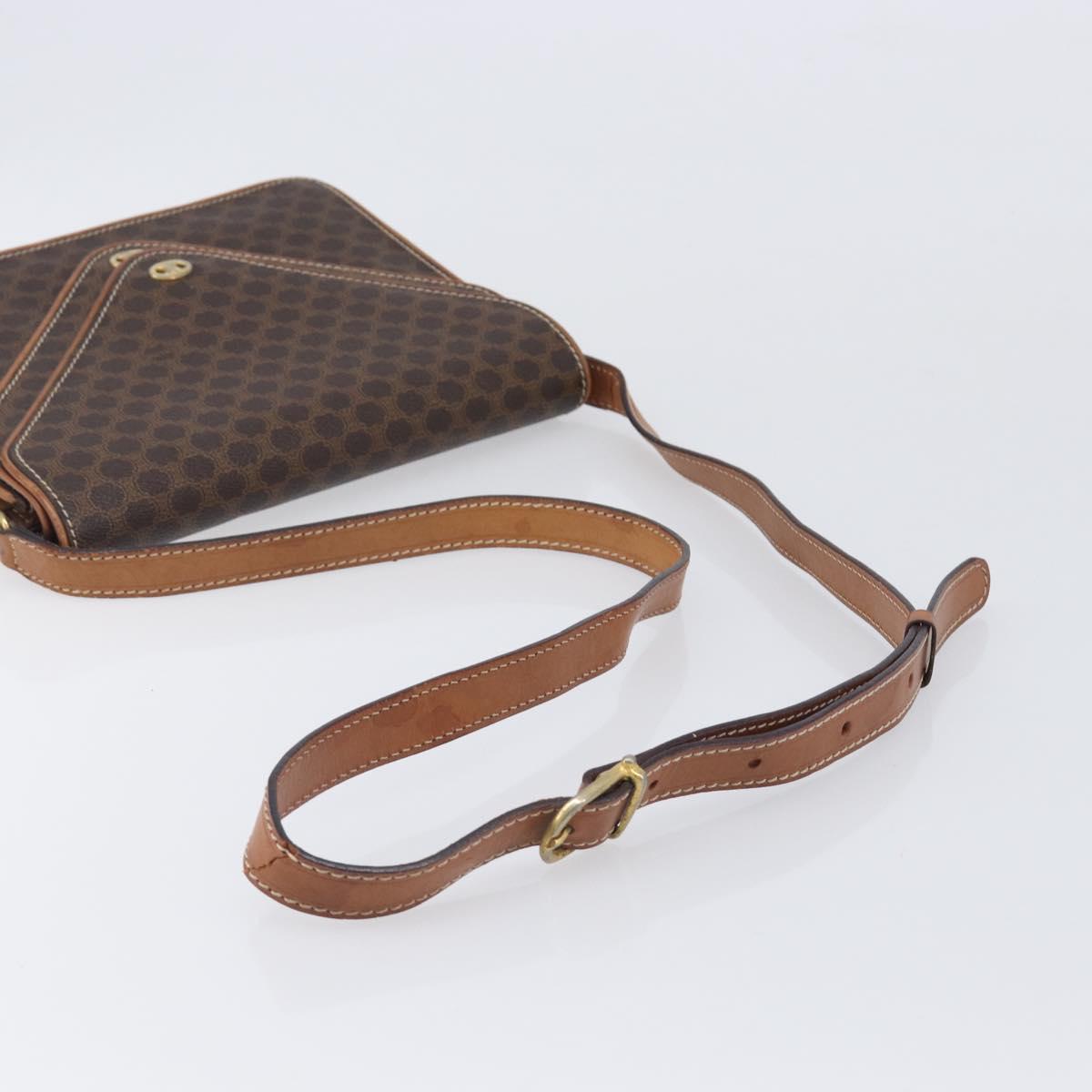 Celine Macadam Brown Envelope Crossbody