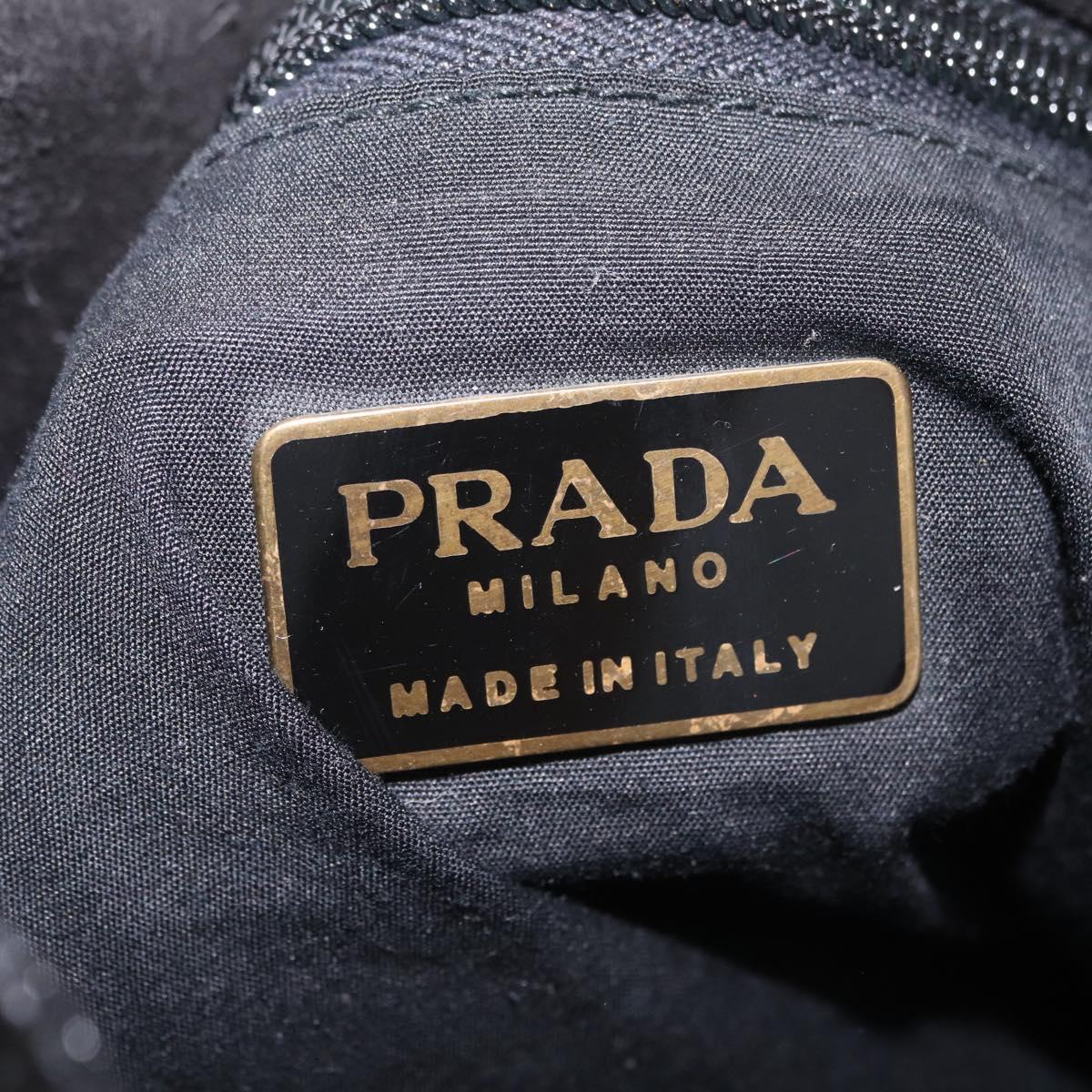 Prada Black Suede Fringe Backpack