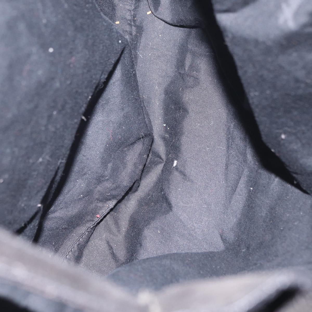 Prada Black Suede Fringe Backpack