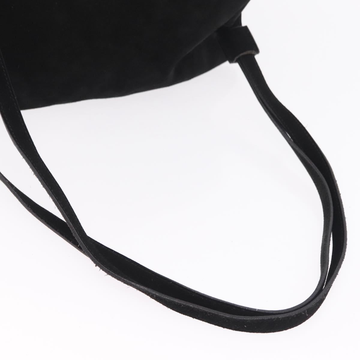 Prada Black Suede Fringe Backpack