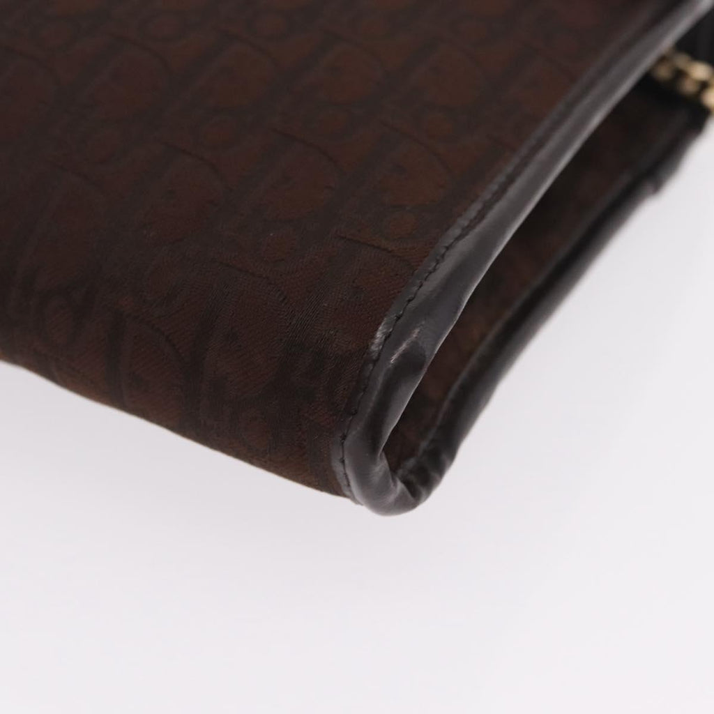 Dior Trotter Brown Canvas Shoulder Bag