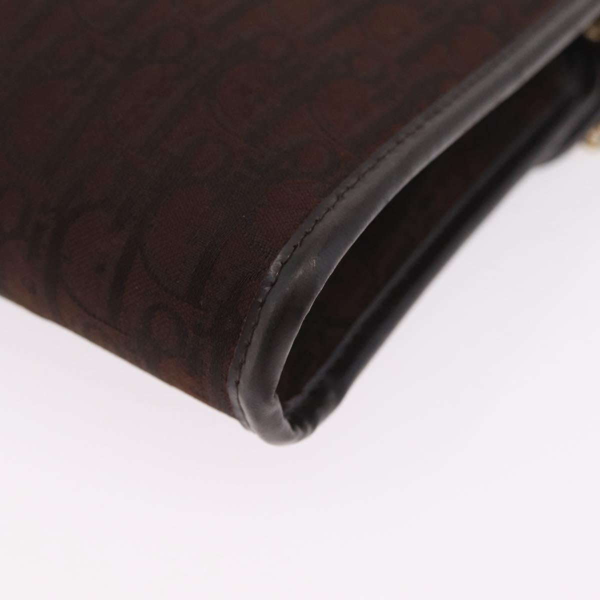 Dior Trotter Brown Canvas Shoulder Bag