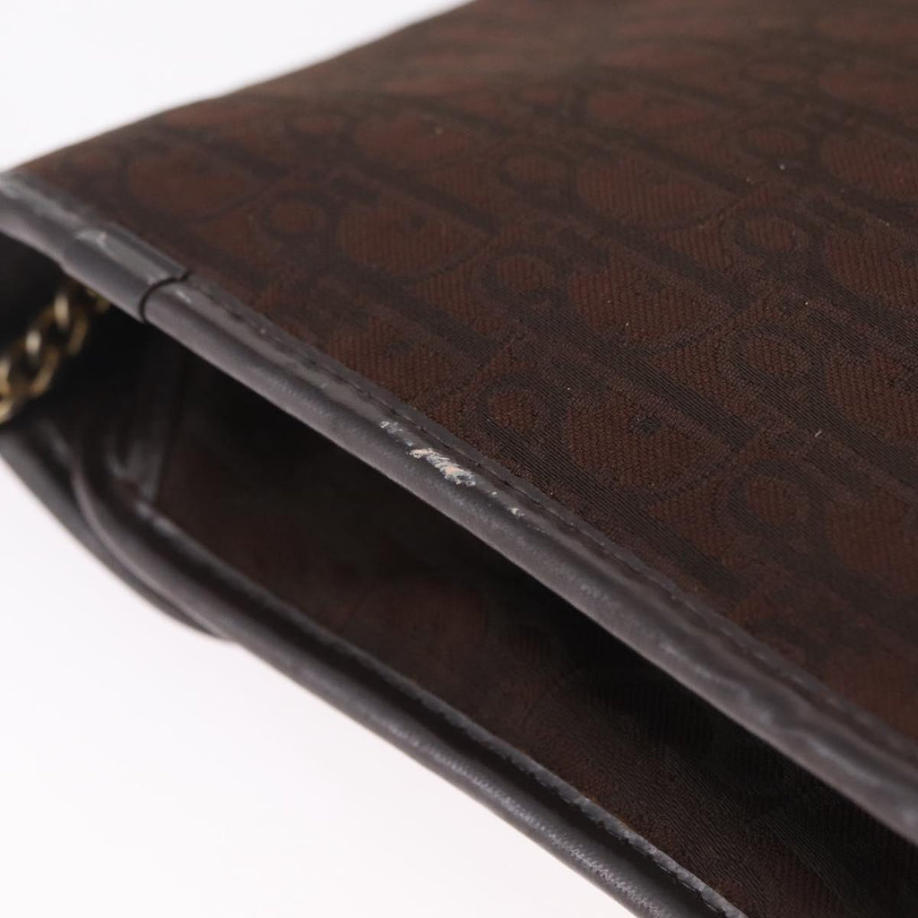 Dior Trotter Brown Canvas Shoulder Bag