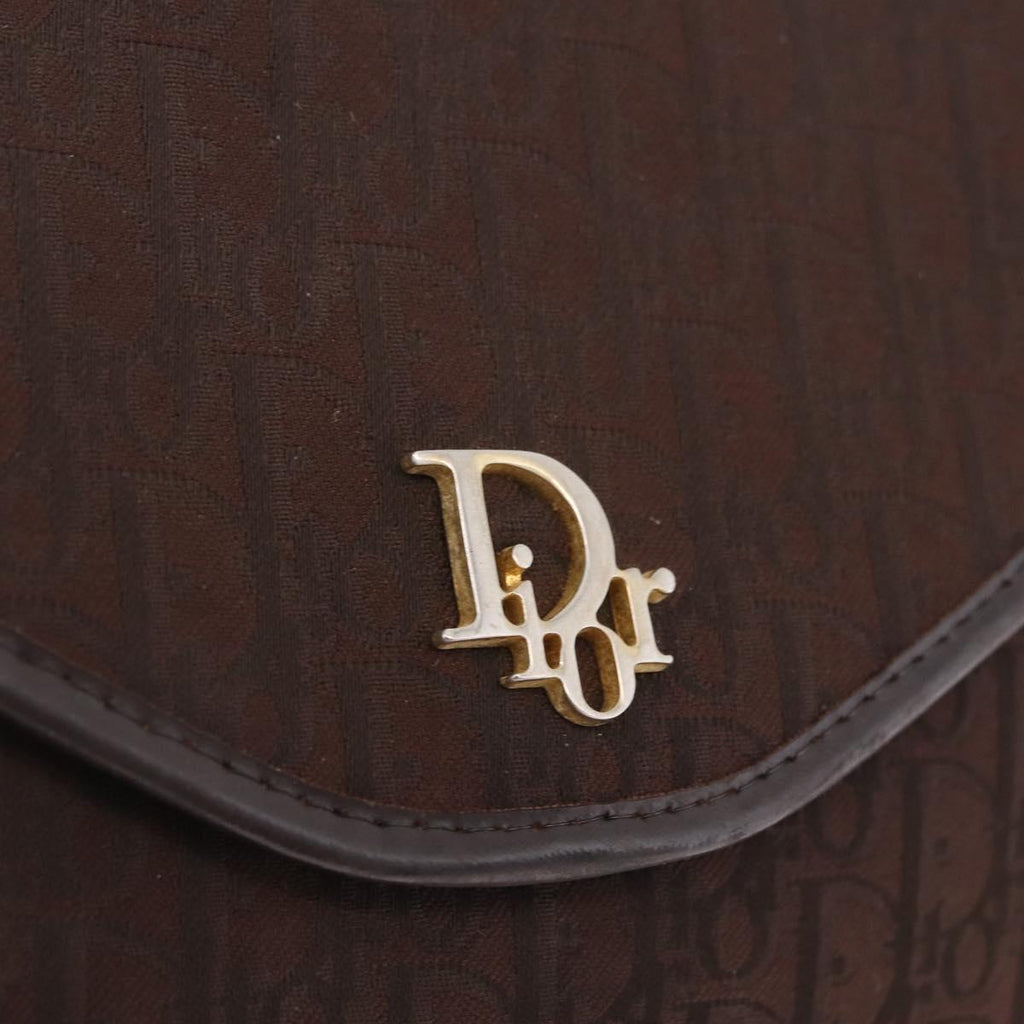 Dior Trotter Brown Canvas Shoulder Bag