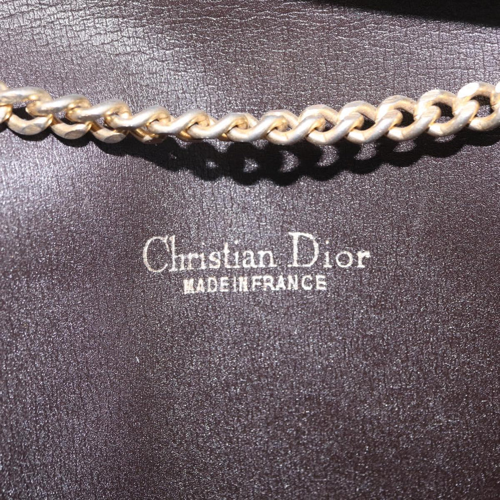 Dior Trotter Brown Canvas Shoulder Bag