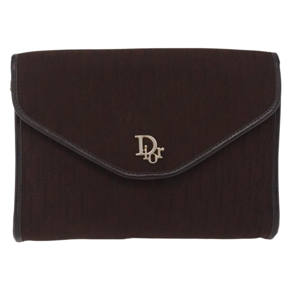 Dior Trotter Brown Canvas Shoulder Bag