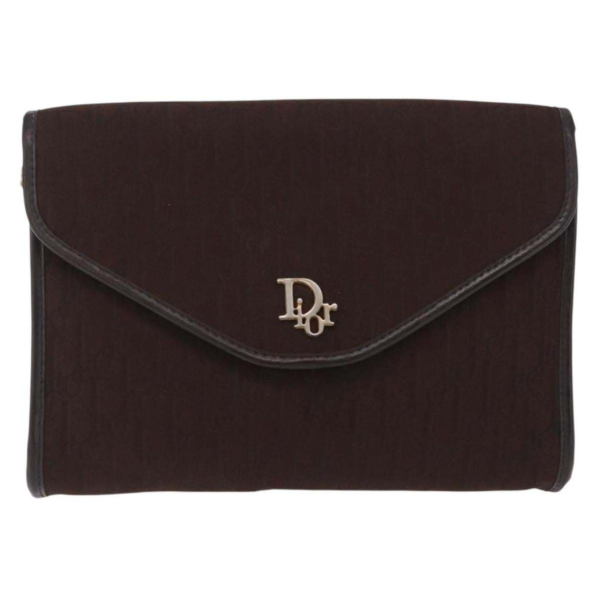 Dior Trotter Brown Canvas Shoulder Bag