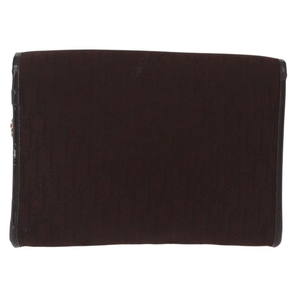 Dior Trotter Brown Canvas Shoulder Bag
