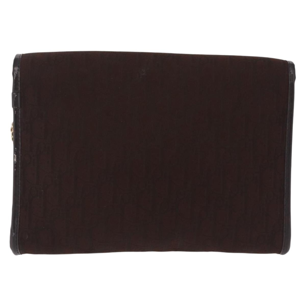 Dior Trotter Brown Canvas Shoulder Bag