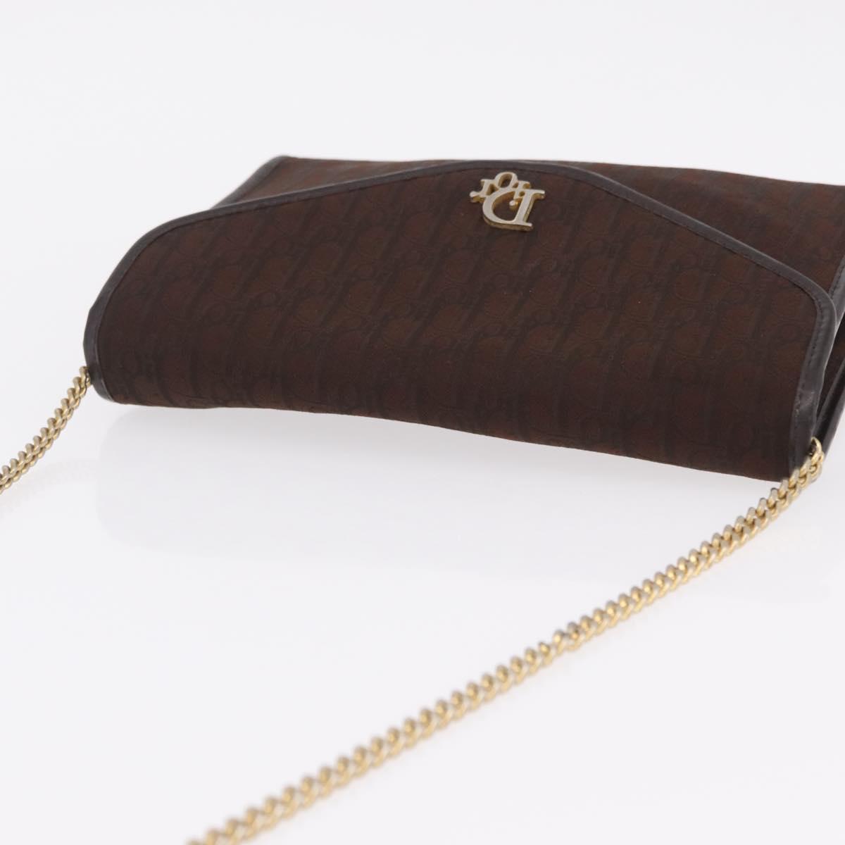 Dior Trotter Brown Canvas Shoulder Bag