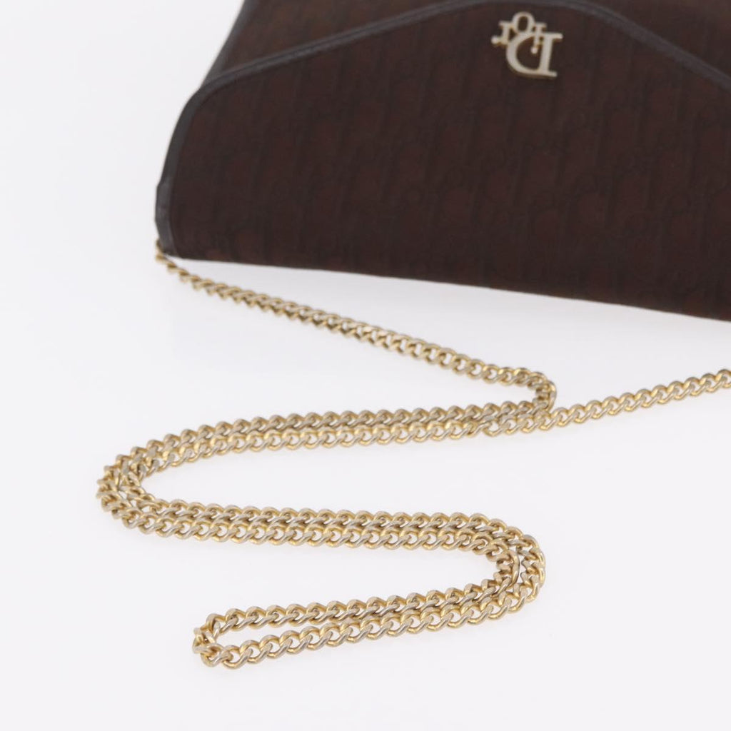 Dior Trotter Brown Canvas Shoulder Bag
