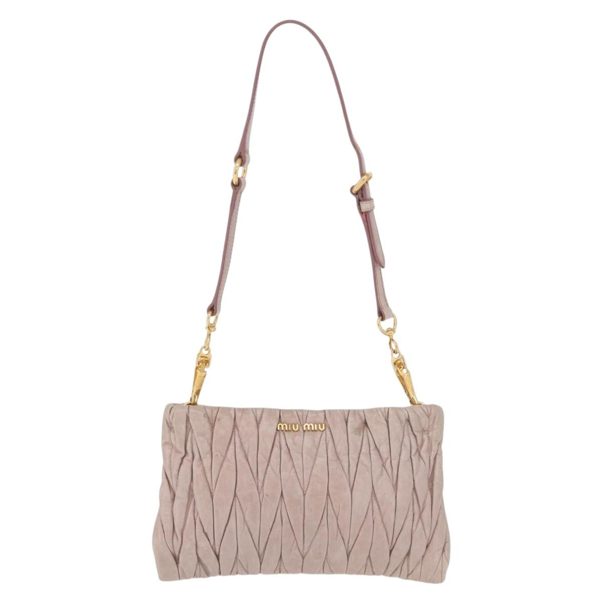 Miu Miu Muted Pink Shoulder Bag