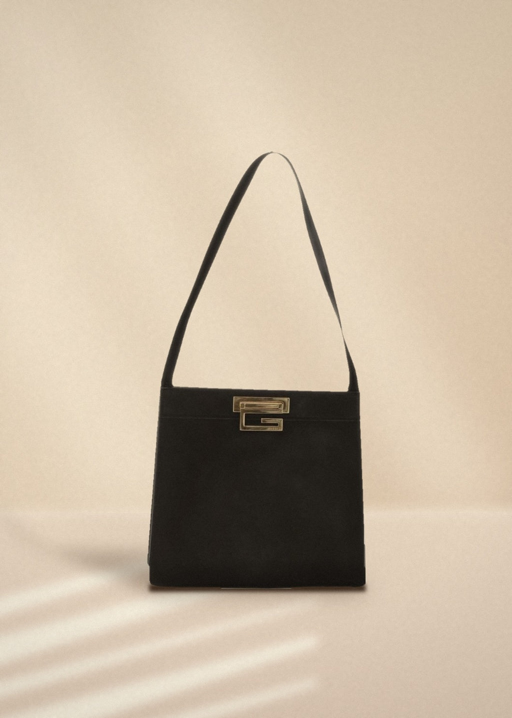 Gucci Tom Ford Black Suede Shoulder Bag cover