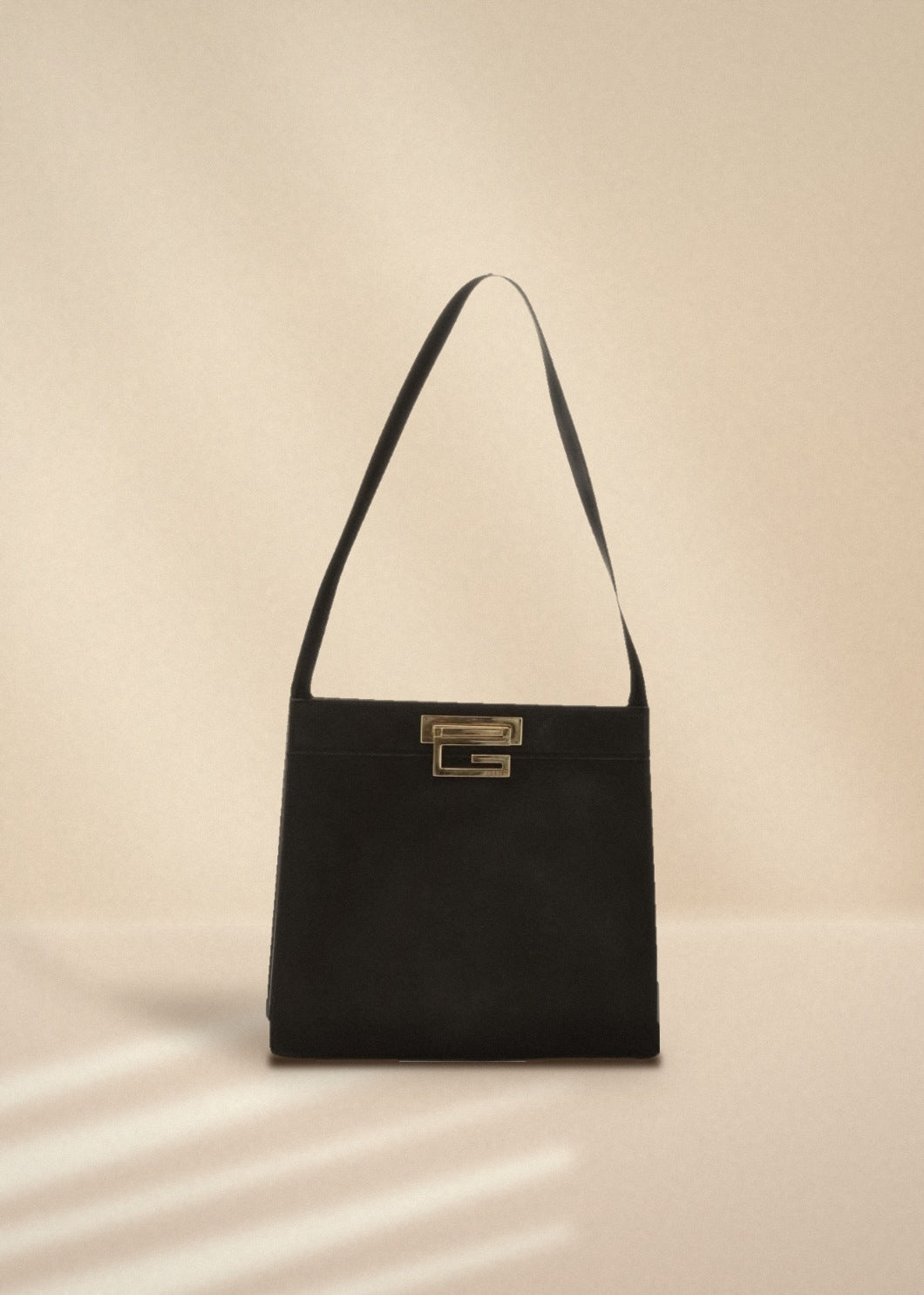 Gucci Tom Ford Black Suede Shoulder Bag cover