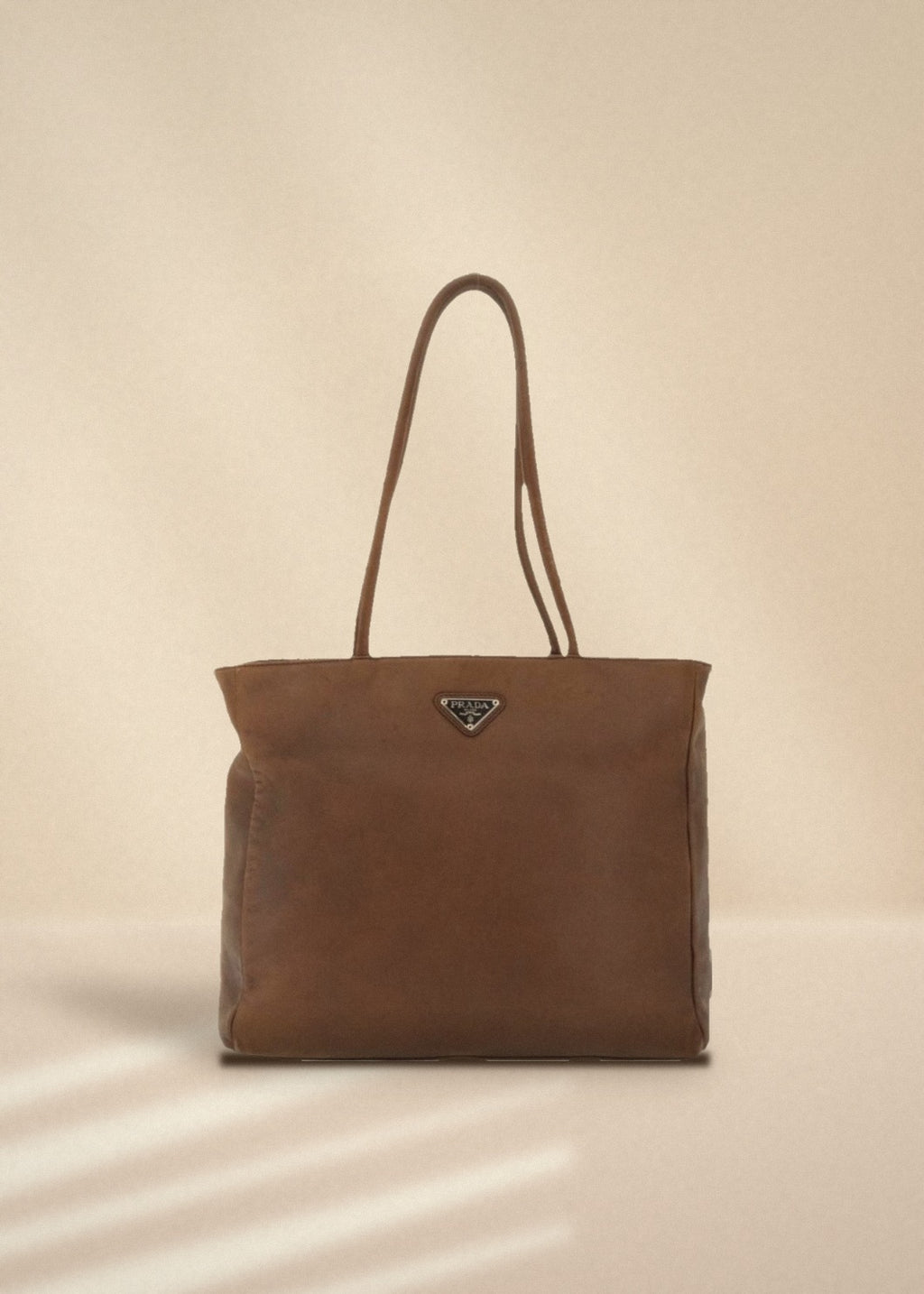 Prada Brown Leather Tote cover