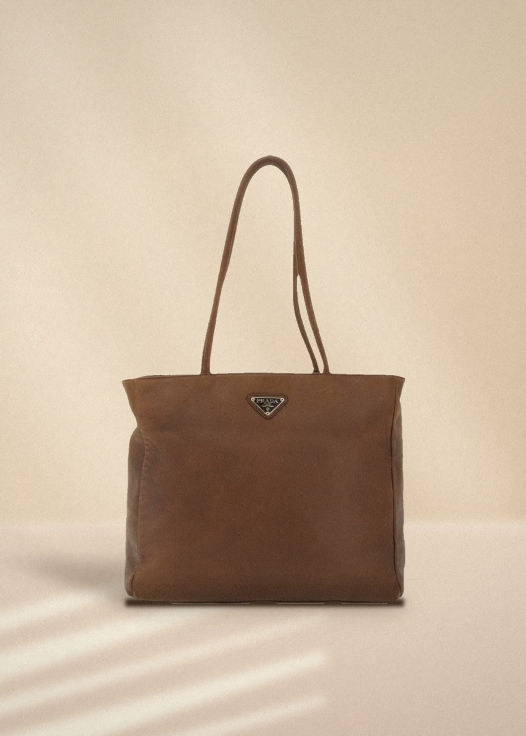 Prada Brown Leather Tote cover