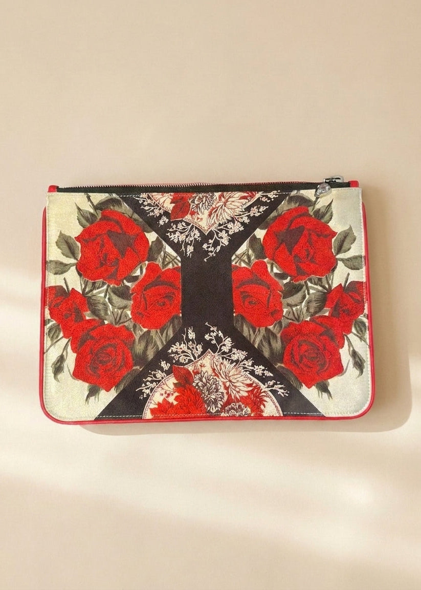 Alexander McQueen Floral Clutch