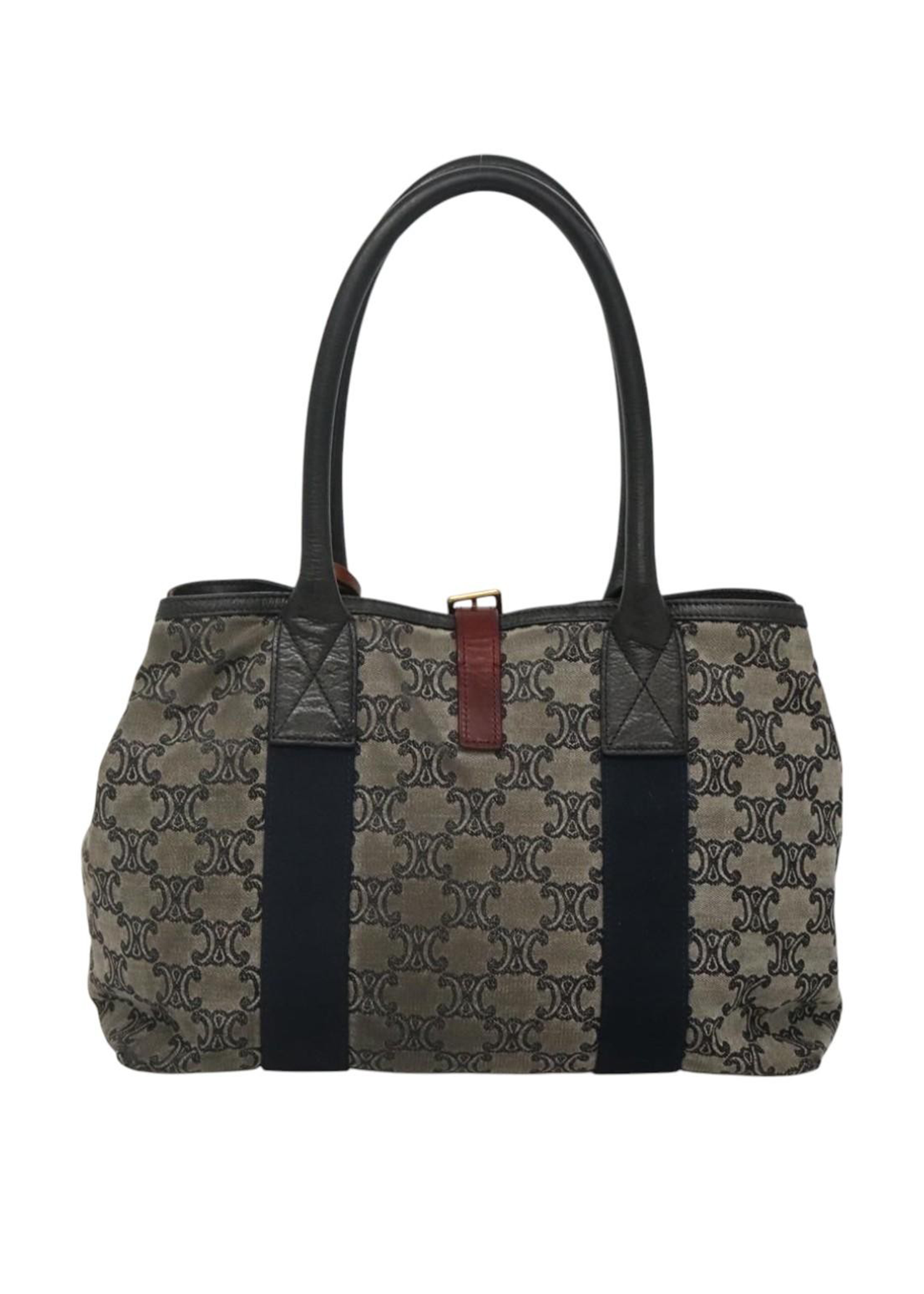 Celine Navy Macadam Tote