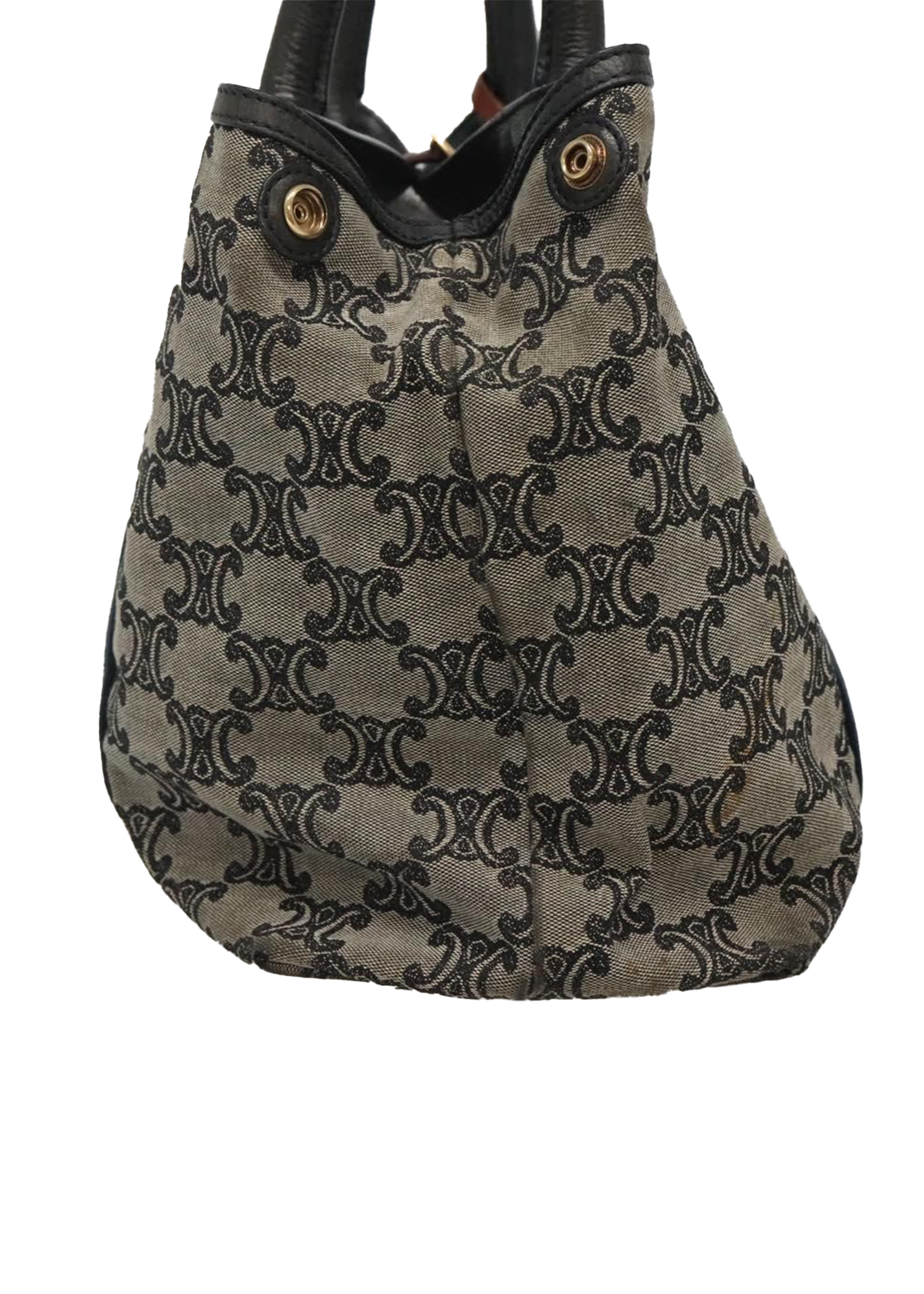 Celine Navy Macadam Tote