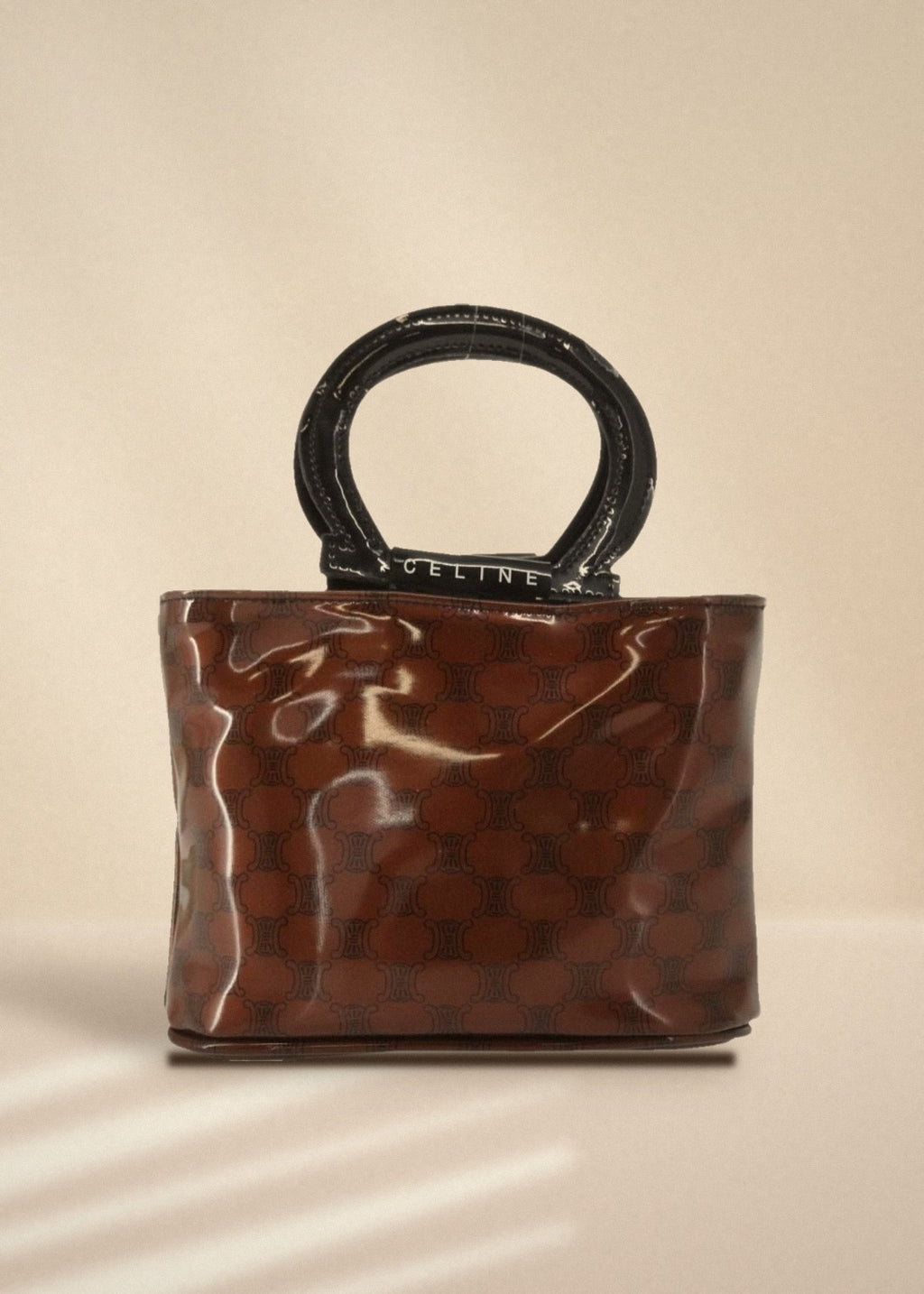 Celine Brown Macadam Handbag cover