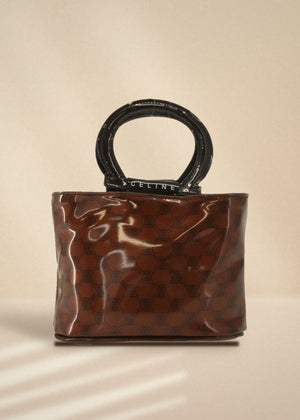 Celine Brown Macadam Handbag