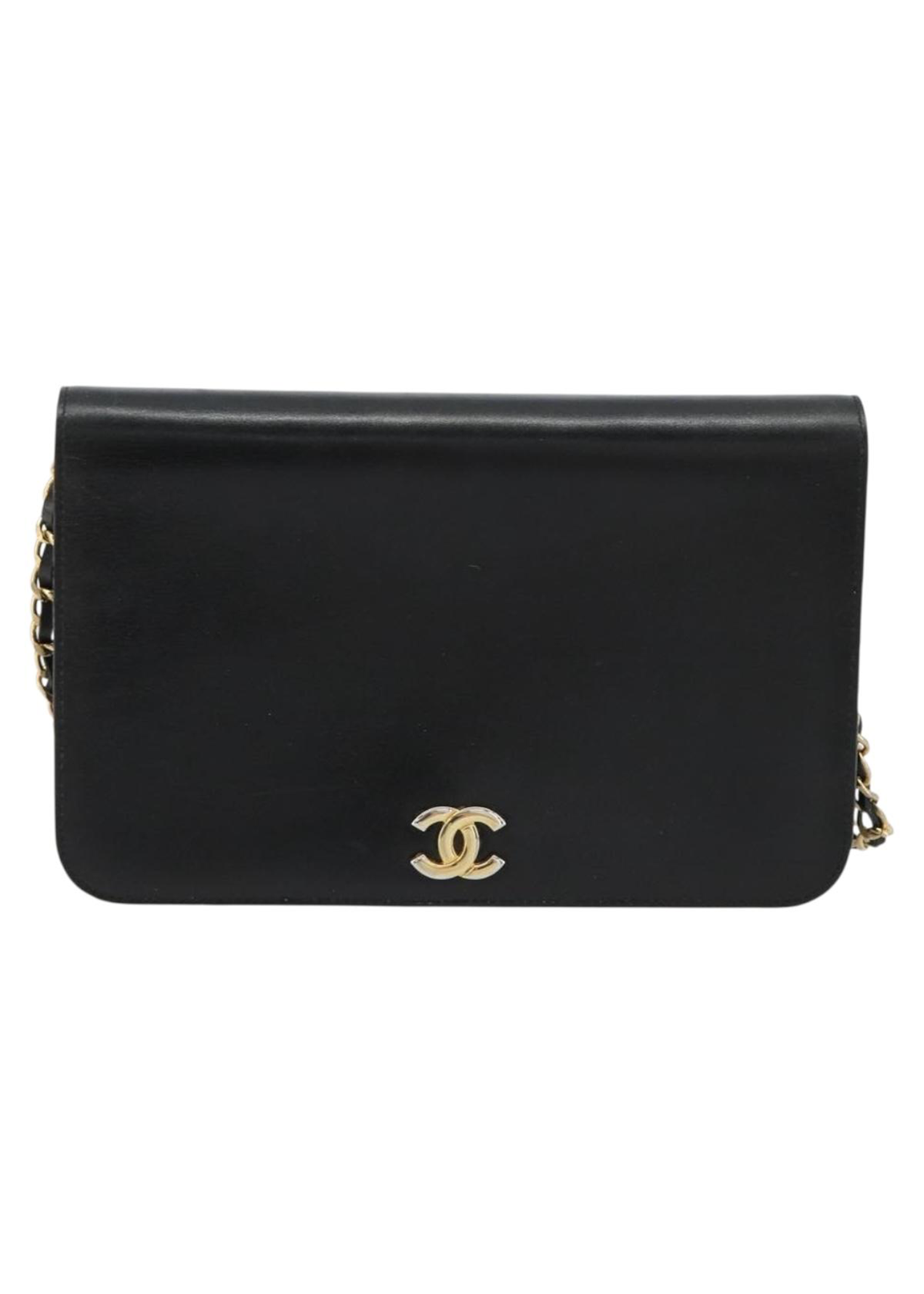Chanel Black Leather Flap Bag