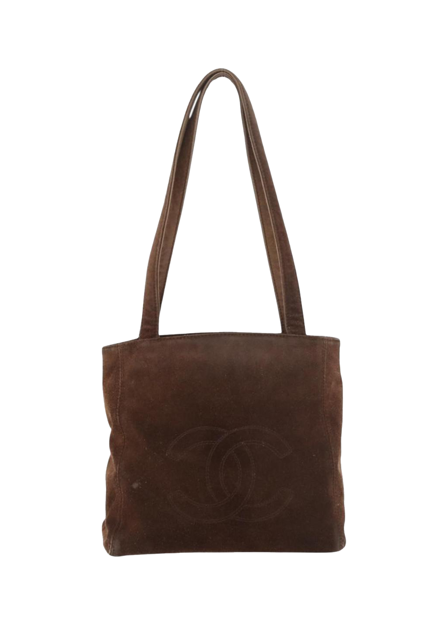 Chanel Brown Suede Tote