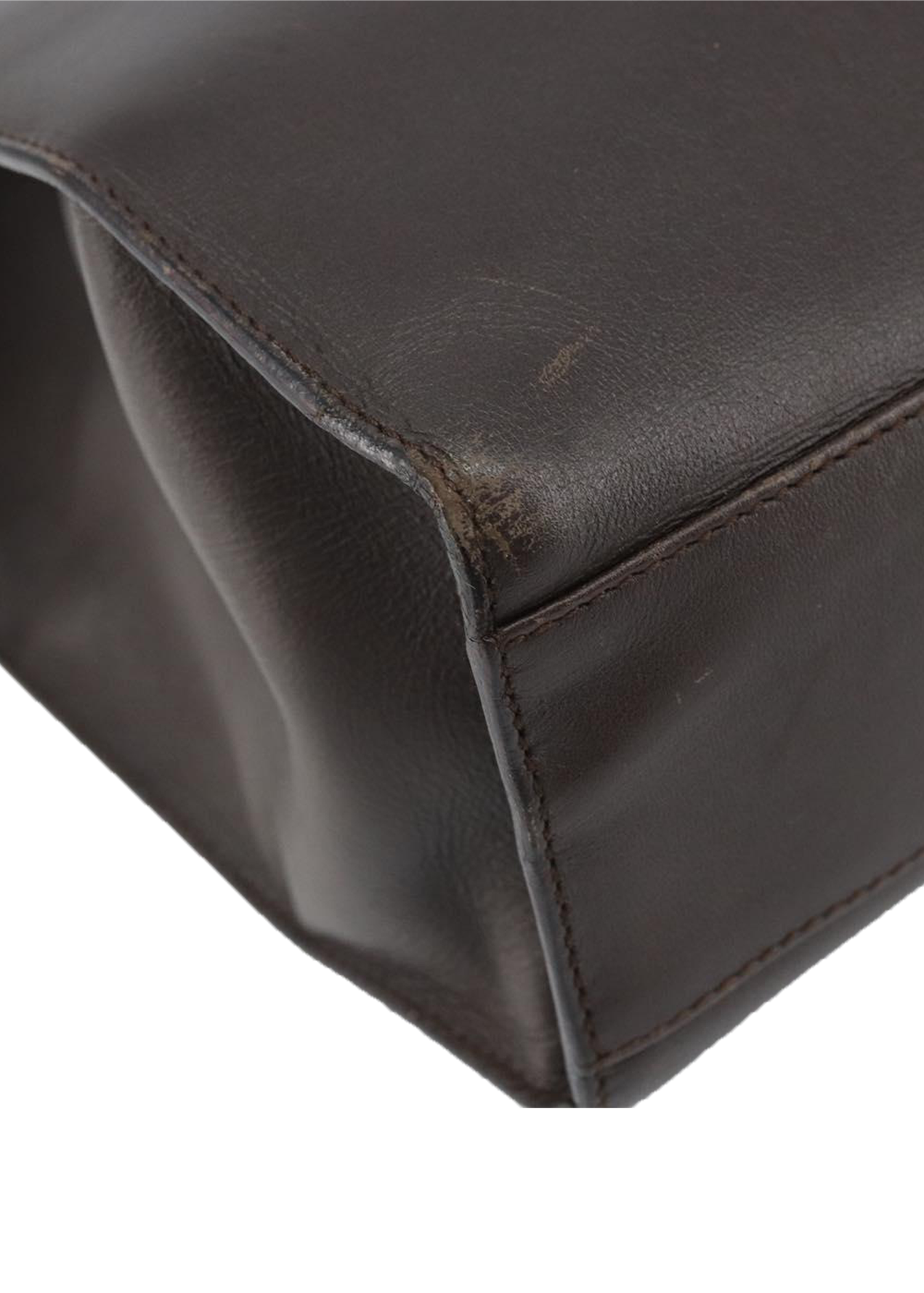 Gucci Tom Ford Brown Leather Handbag