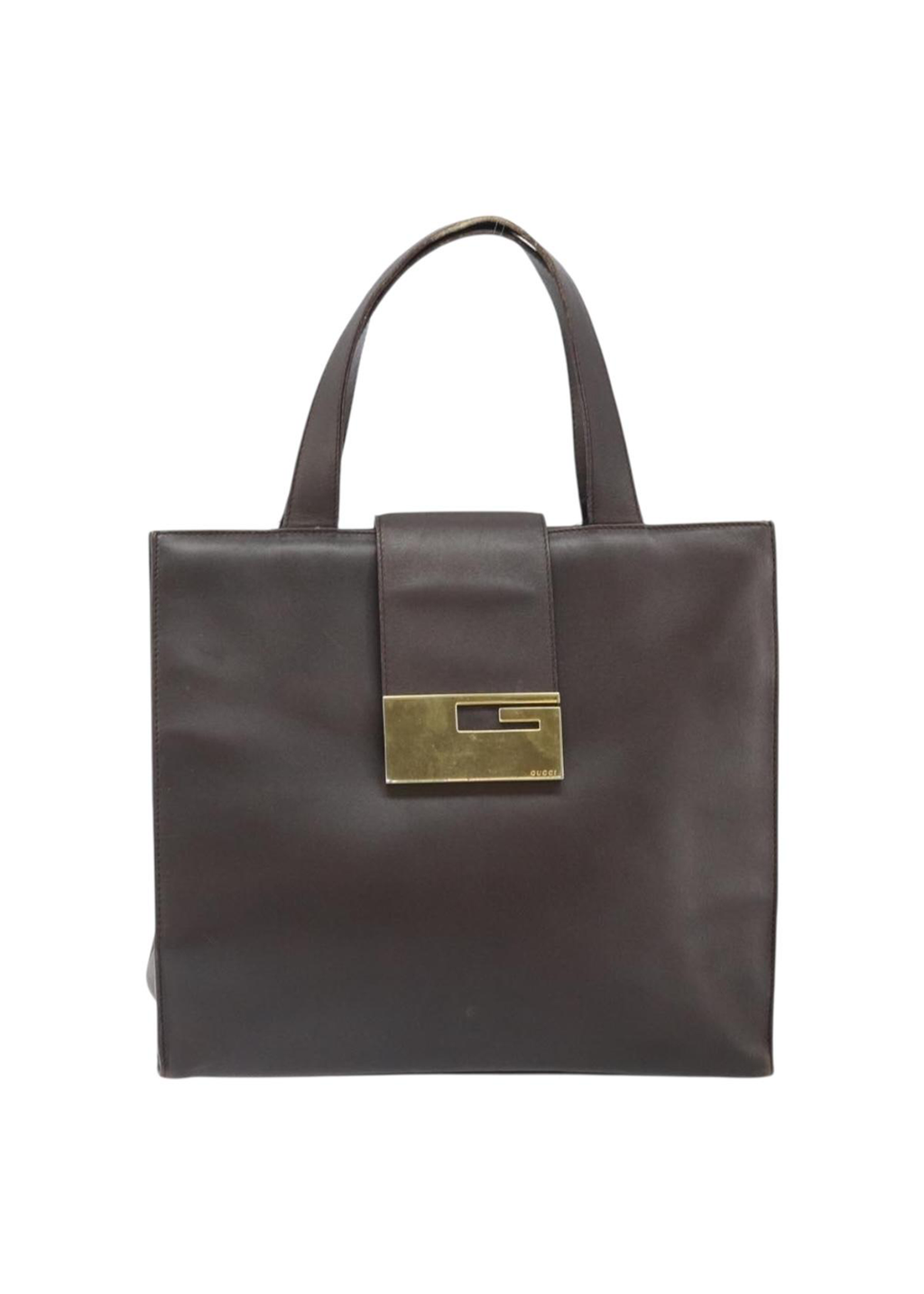 Gucci Tom Ford Brown Leather Handbag