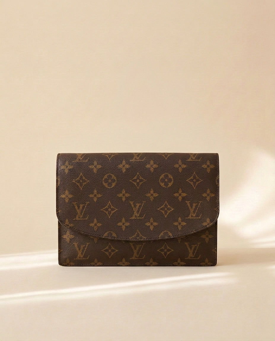 Louis Vuitton Brown Monogram Clutch