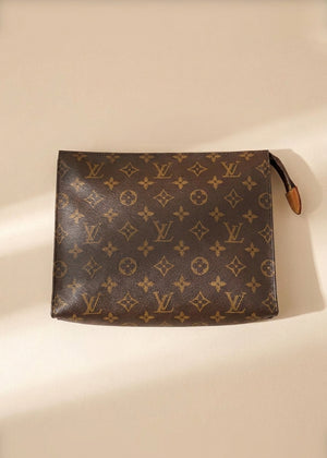 Louis Vuitton Brown Monogram Pouch