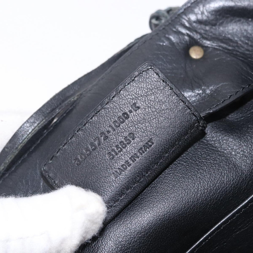 Balenciaga Black Leather Tote serial date code made in Italy