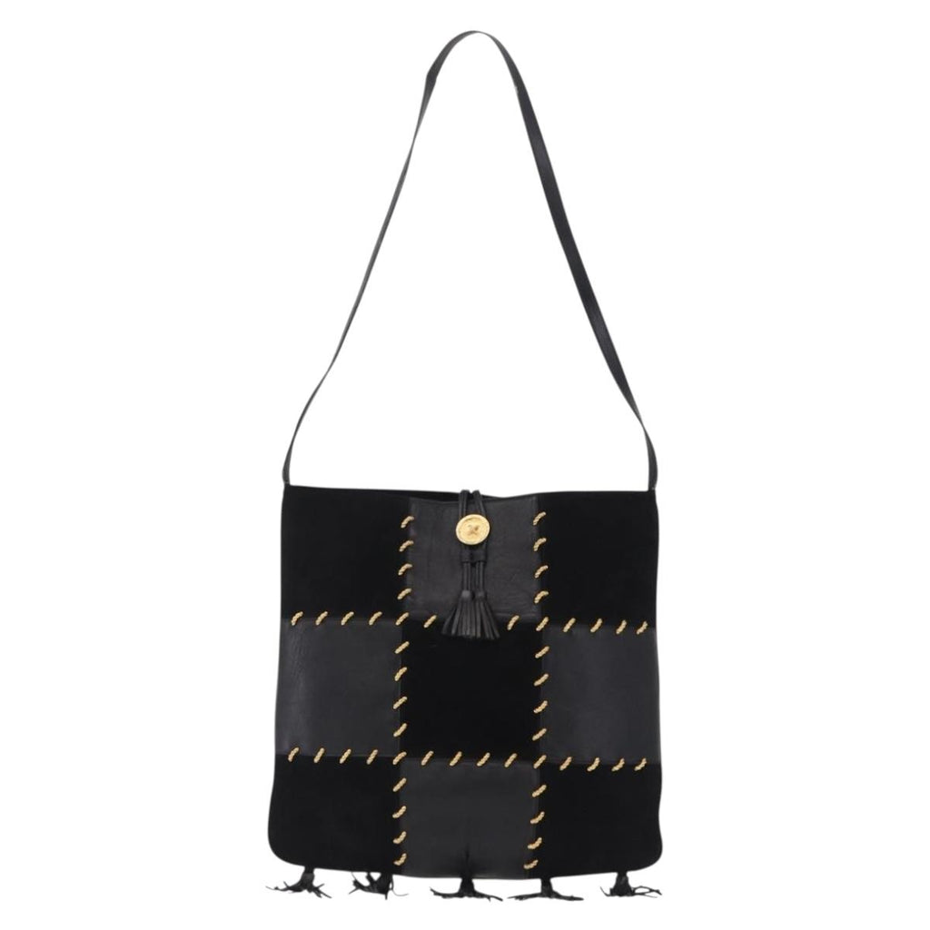 Salvatore Ferragamo Suede Shoulder Bag front