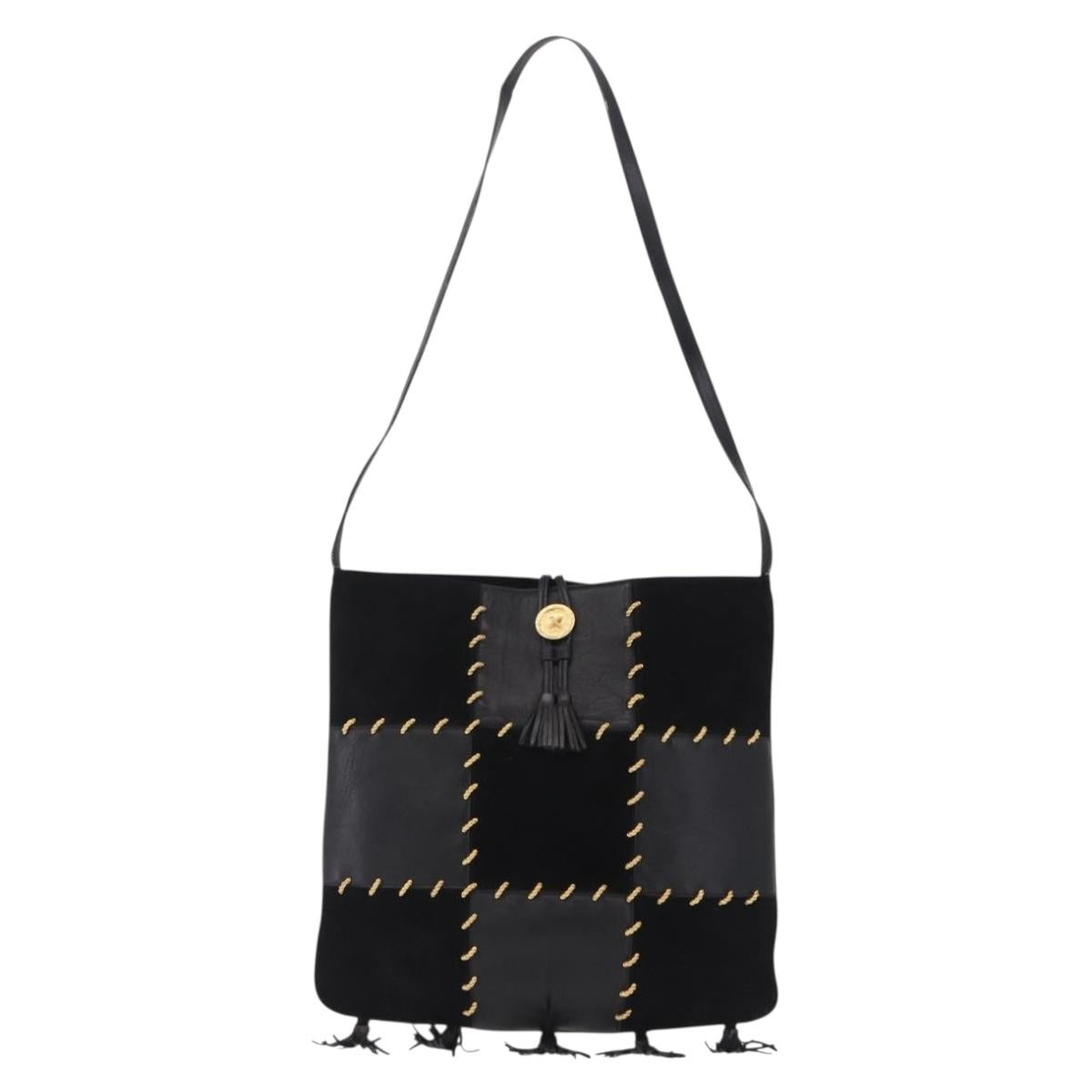 Salvatore Ferragamo Suede Shoulder Bag front