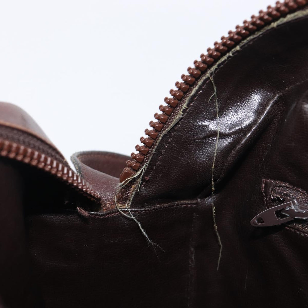 Celine Brown Suede Shoulder Bag corner wear detail